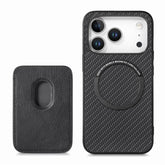 Carbon Fiber Leather Card Magsafe Phone Case